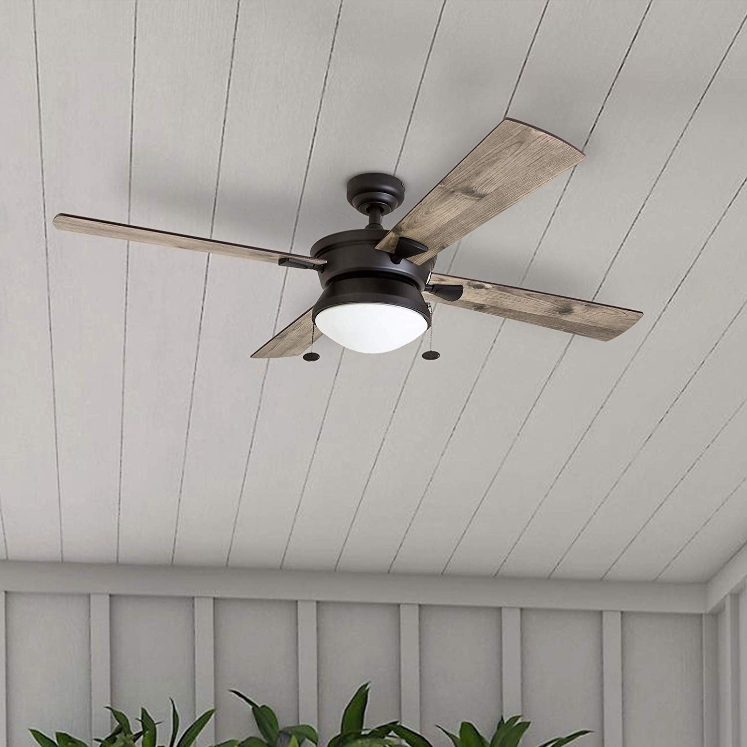 Copper Grove Ayre 52 Inch Modern Matte Black Outdoor Ceiling Fan