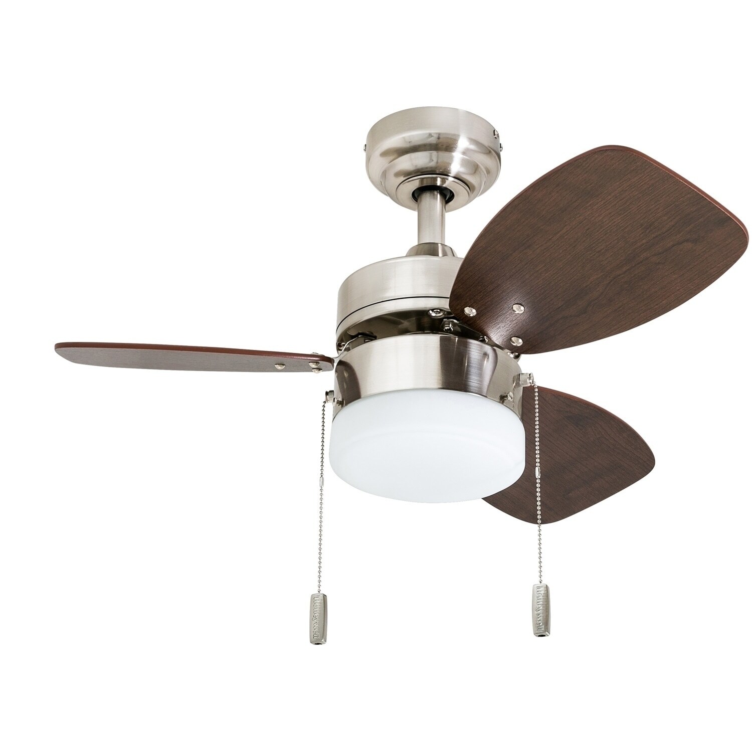 Honeywell Ocean Breeze 30 Brushed Nickel Small Led Ceiling Fan With Light