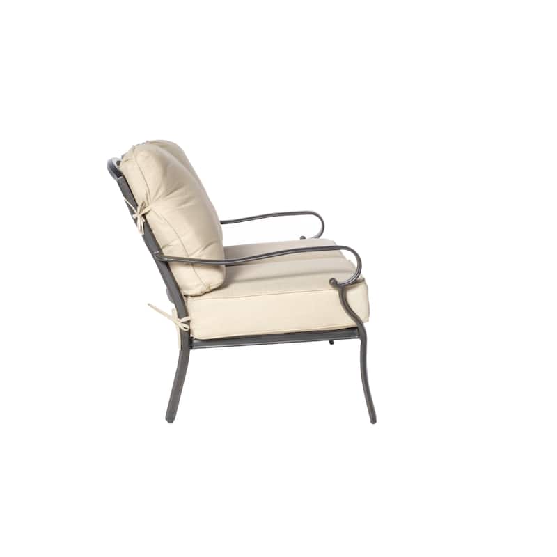 Newbury Cast Aluminum 4-piece Deep Seating Patio Set