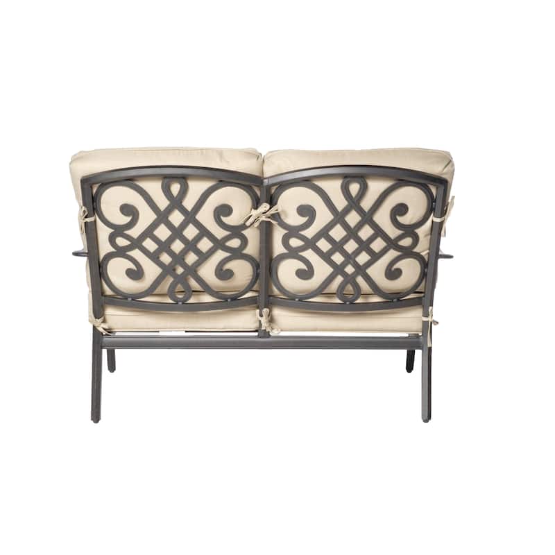 Newbury Cast Aluminum 4-piece Deep Seating Patio Set