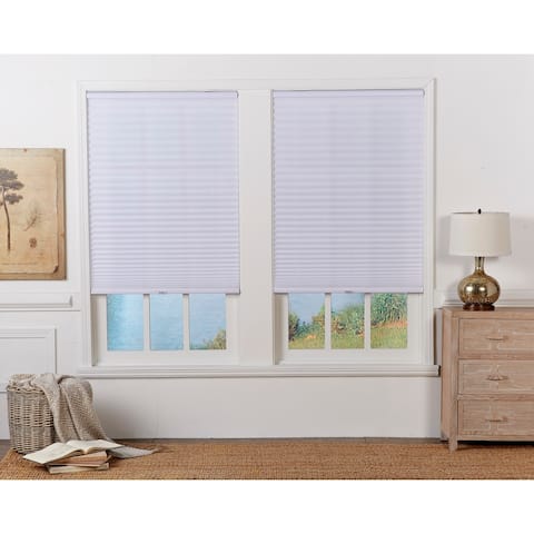 Copper Grove Yerevan 48-inch White Light-filtering Pleated Shade