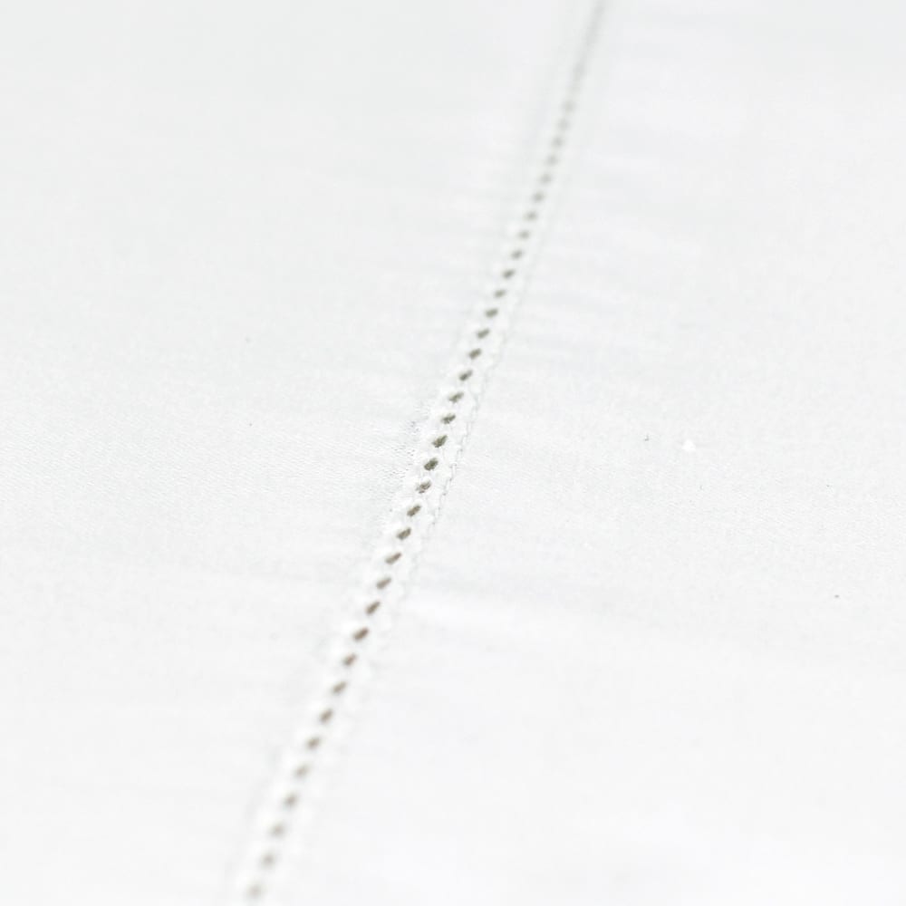 America Grown Cotton Collection 400 Thread Court Supima Cotton Hemstitch Bed Sheet Set and Pillowcase