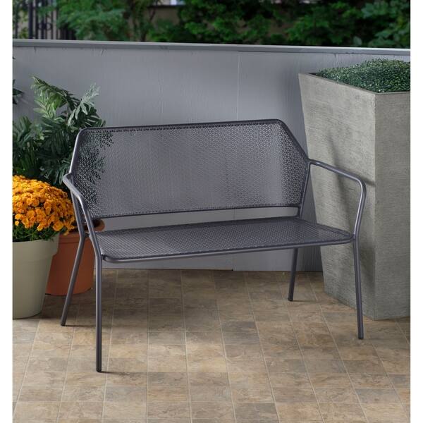 slide 2 of 5, Martini Iron Garden Bench- Pencil Point