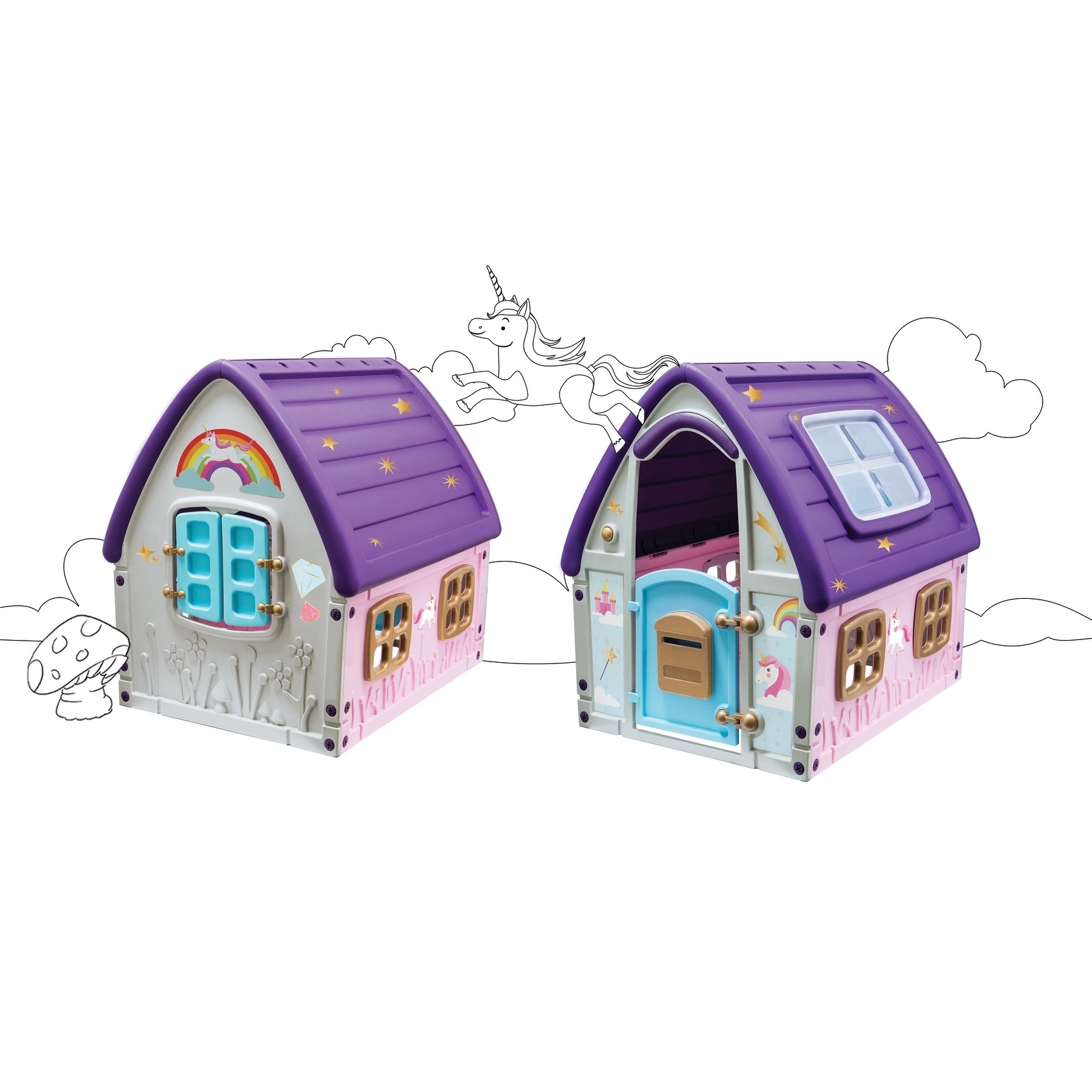 unicorn toy house