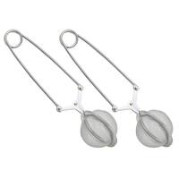 2 Pack Tea Infuser for Loose Leaf Tea Mesh Snap Ball Tea Strainer
