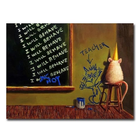 Actions Have Consequences by Lucia Heffernan Gallery Wrapped Canvas Giclee Art (18 in x 24 in, Ready to Hang)