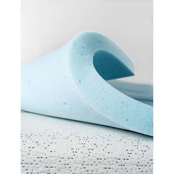 Shop Comfort Relax Memory Foam Mattress Topper With Gel Infused