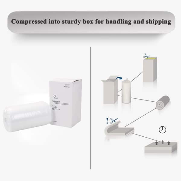 Shop Comfort Relax Memory Foam Mattress Topper With Gel Infused