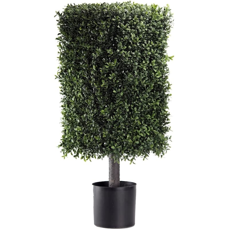 Regency 32" Artificial Deluxe Square Boxwood Topiary