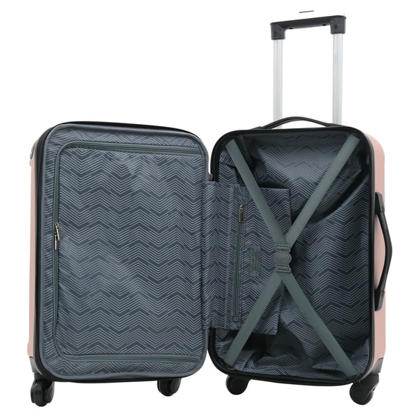 travelers club 4 piece luggage set