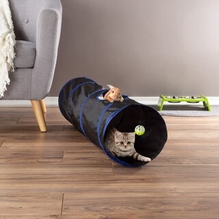 Shop Collapsible Cat Tunnel Interactive Play Tube For Cats