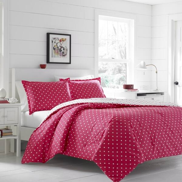Poppy & Fritz On The Dot Hot Pink Comforter Set Bed Bath & Beyond