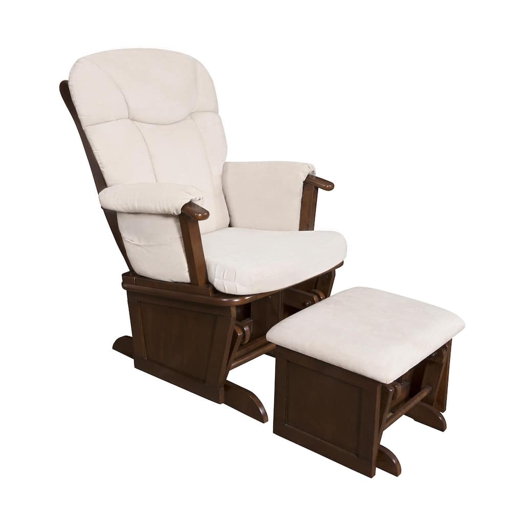 Eddie Bauer Langley Wood Glider and Ottoman