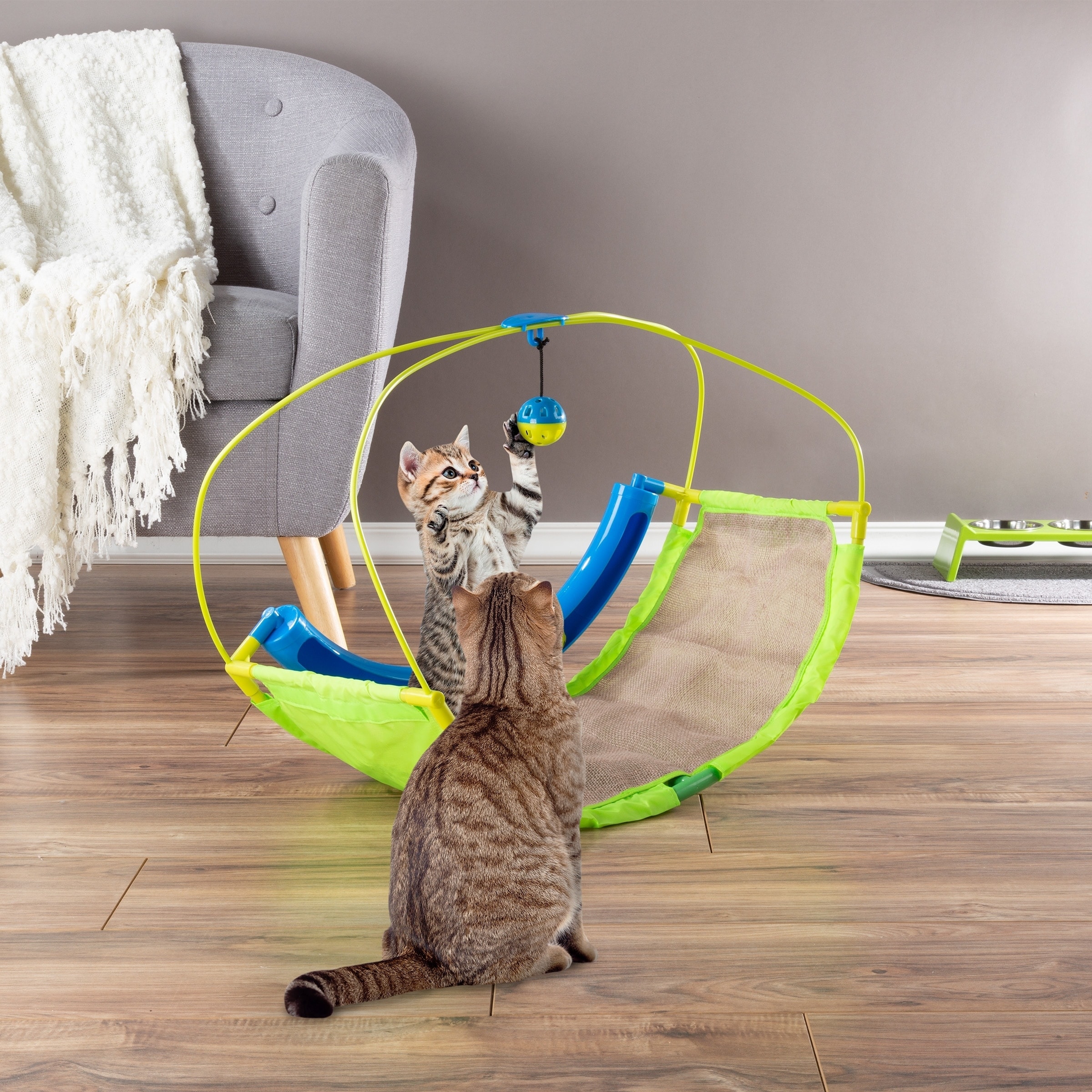 Shop Interactive Cat Toy Rocking Activity Mat Playing Station