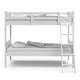 Storkcraft Caribou Solid Hardwood Twin Bunk Bed - with Ladder and Safety Rail - Thumbnail 1