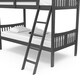Storkcraft Caribou Solid Hardwood Twin Bunk Bed - with Ladder and Safety Rail - Thumbnail 18