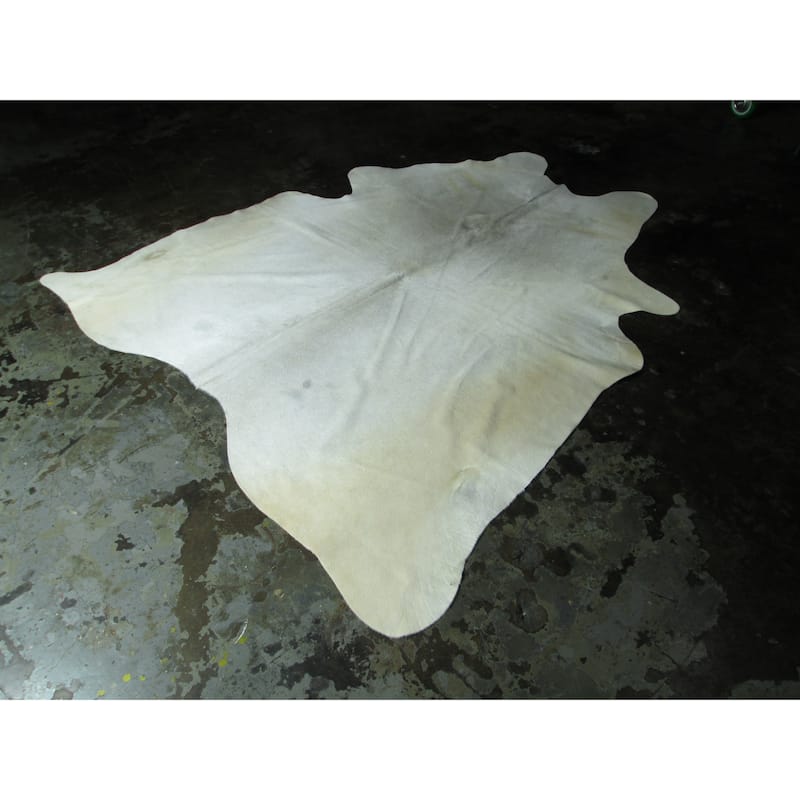 White Cowhide - 75" x 83"/6.25 feet x 6.92 feet - 75" x 83"/6.25 feet x 6.92 feet