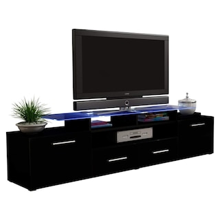 Vegas Modern 76 Wide Tv Stand Matte Body High Gloss Doors Vegas Modern 76 Wide Tv Stand Matte Body High Gl