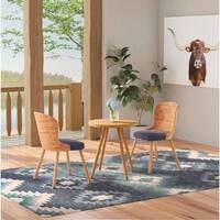 Carson Carrington Rogaland Modern Bamboo 3-piece Mid-century Dining Set