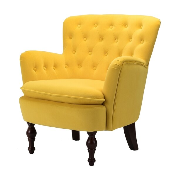 small tufted chair