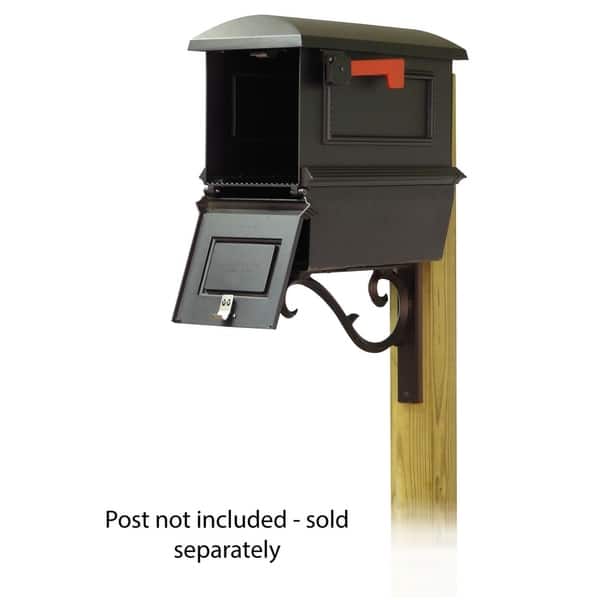 Special Lite Products Traditional Curbside Mailbox with Newspaper Tube ...