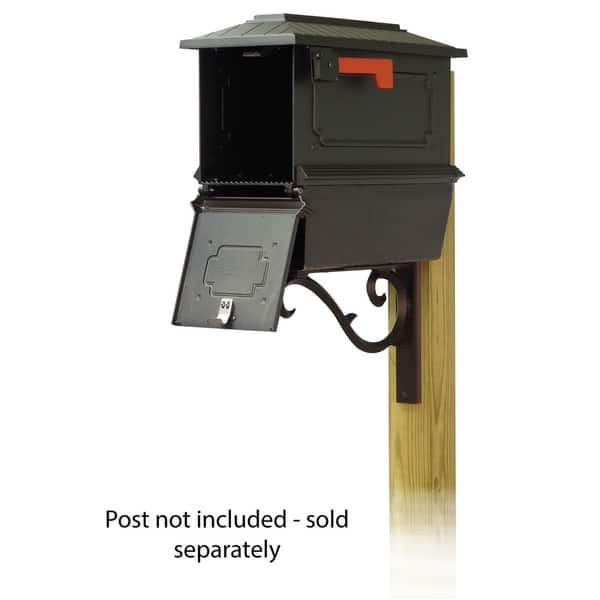 Special Lite Products Kingston Curbside Mailbox with Newspaper Tube and ...