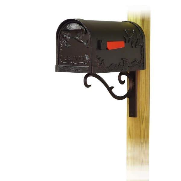 Special Lite Products Hummingbird Curbside Mailbox with Sorrento Front ...