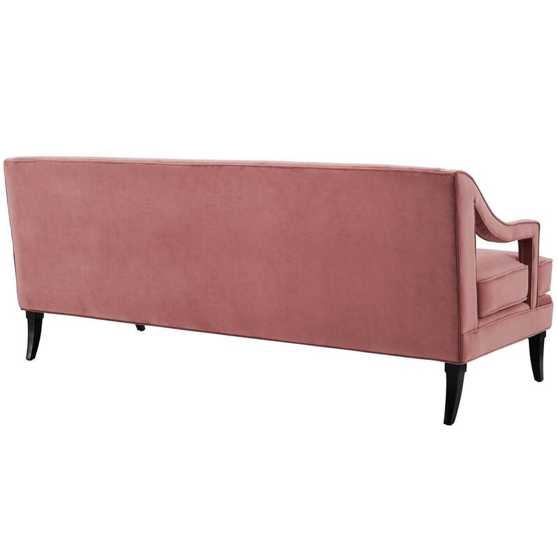 Copper Grove Donji Button-tufted Upholstered Velvet Sofa - n/a