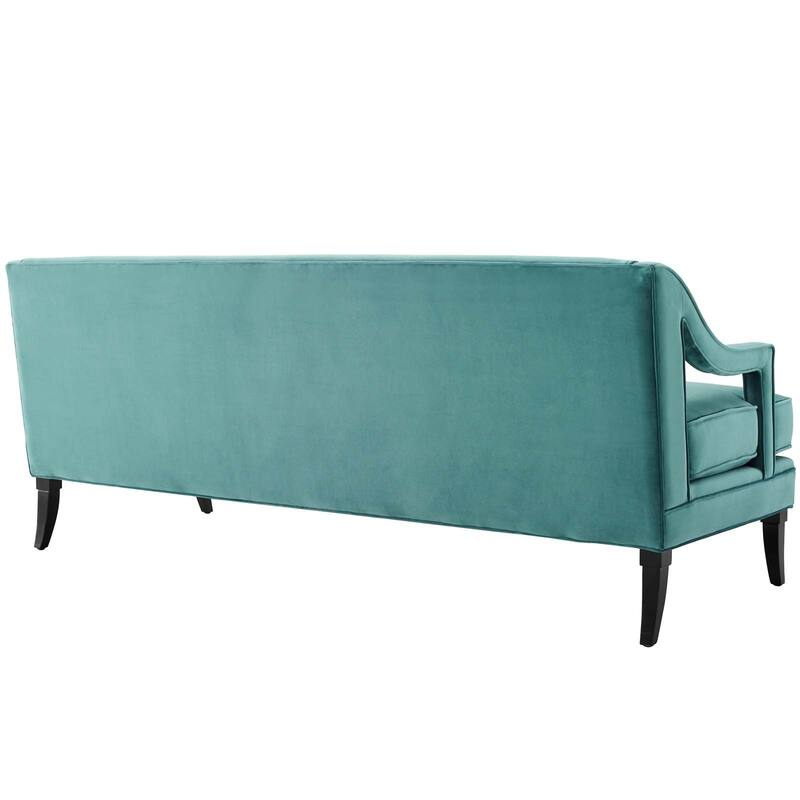 Copper Grove Donji Button-tufted Upholstered Velvet Sofa - n/a