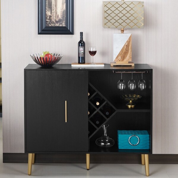 Carson Carrington Lesund Modern Black Storage Buffet