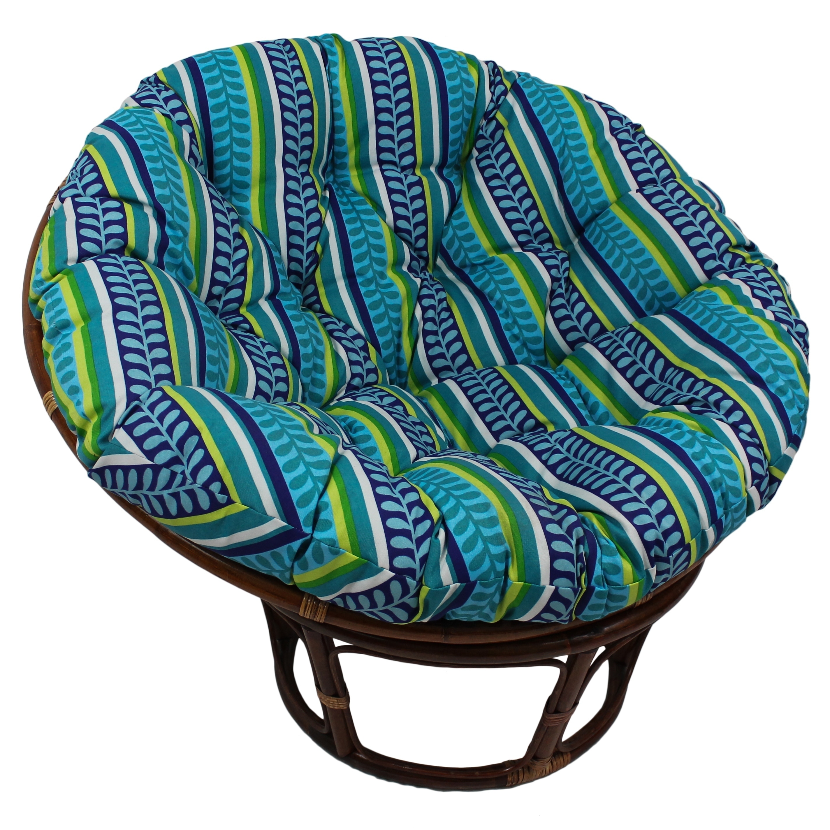 Papasan indoor lounge chair cushion world menagerie fabric hot sale