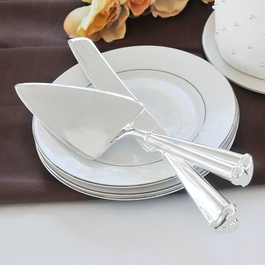 With Love Wedding Cake Knife & Serving Set