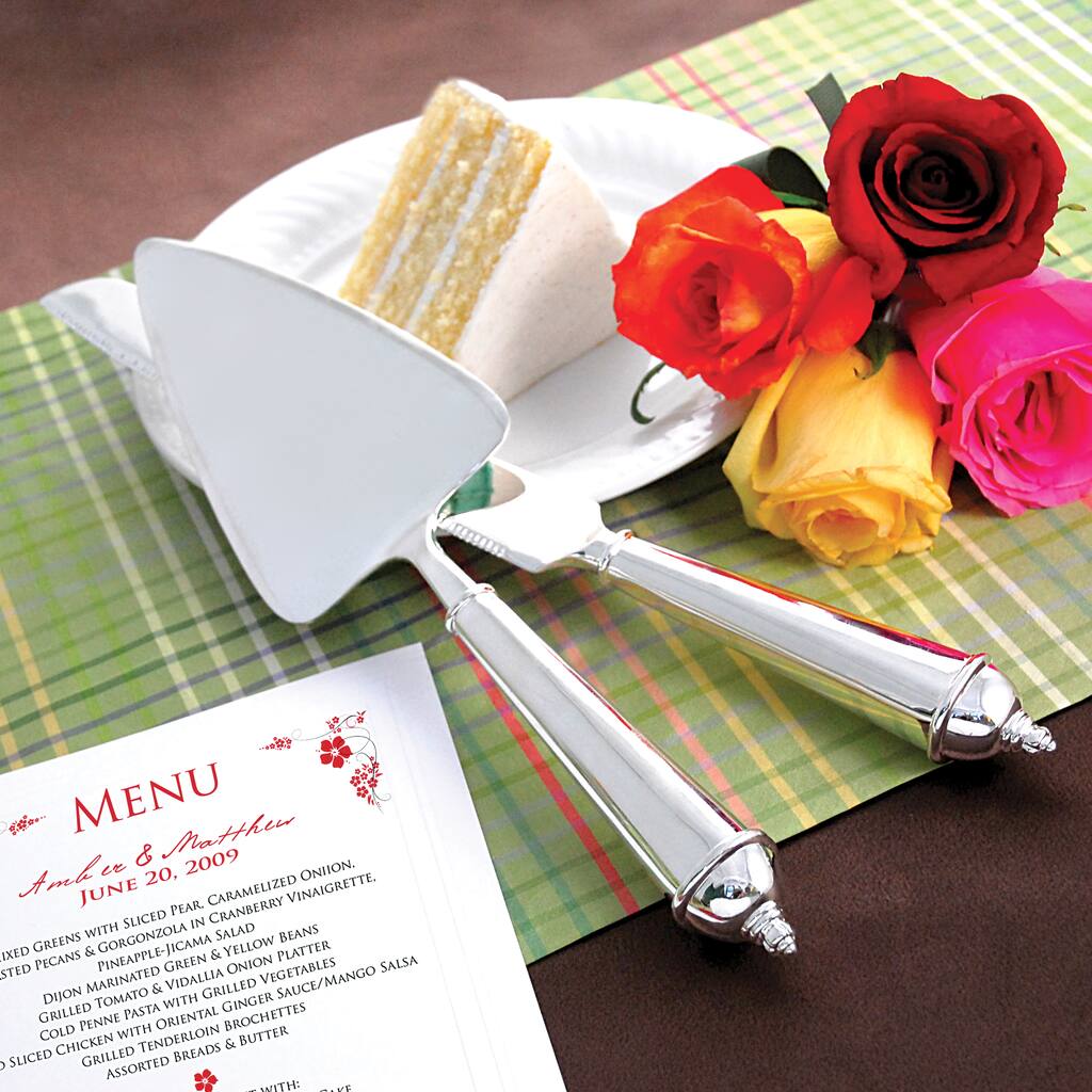 Contemporary Cake Knife & Serving Set