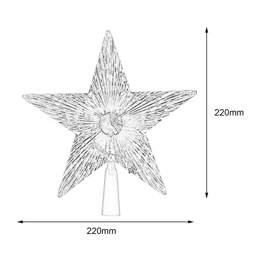 Pentagram Lamp Home Decor Christmas Tree Hanging Star Tree