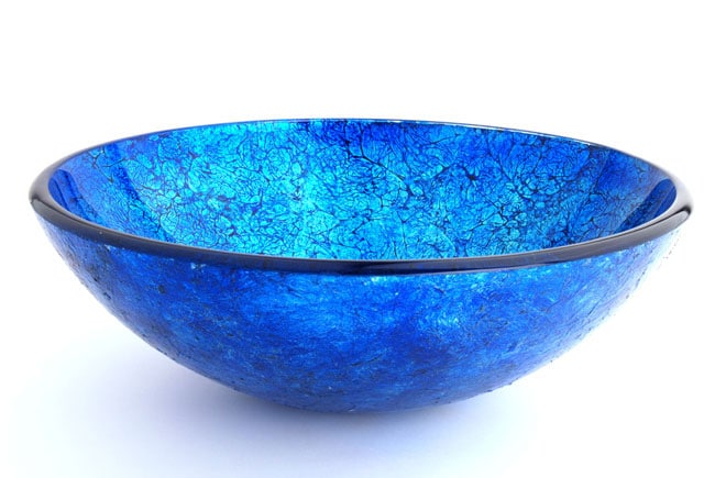 blue ocean bathroom vessel sink