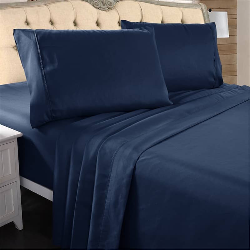 Premium 4 Piece Soft Brushed Microfiber Bed Sheet Set