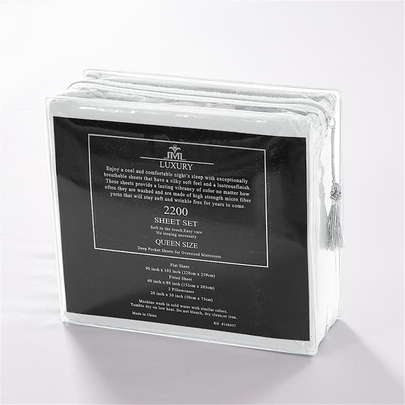 Premium 4 Piece Soft Brushed Microfiber Bed Sheet Set