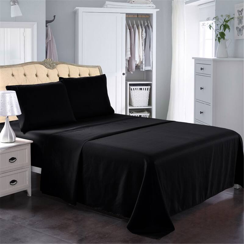 Premium 4 Piece Soft Brushed Microfiber Bed Sheet Set