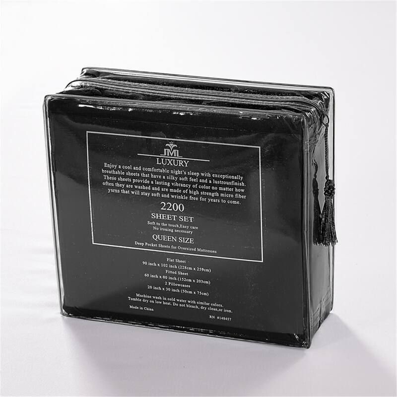 Premium 4 Piece Soft Brushed Microfiber Bed Sheet Set
