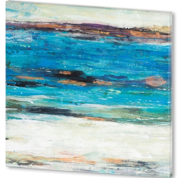 Mercana Sea Breeze Abstract II (44 X 44) Made to Order Canvas Art