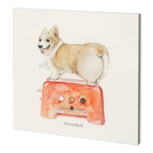 Mercana Corgi's Backery II (44 x 44) Made to Order Canvas Art