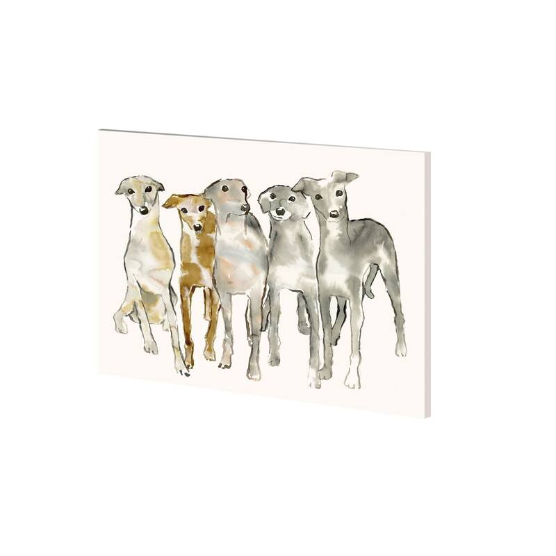 Mercana Hounding Around (35 x 28) Made to Order Canvas Art