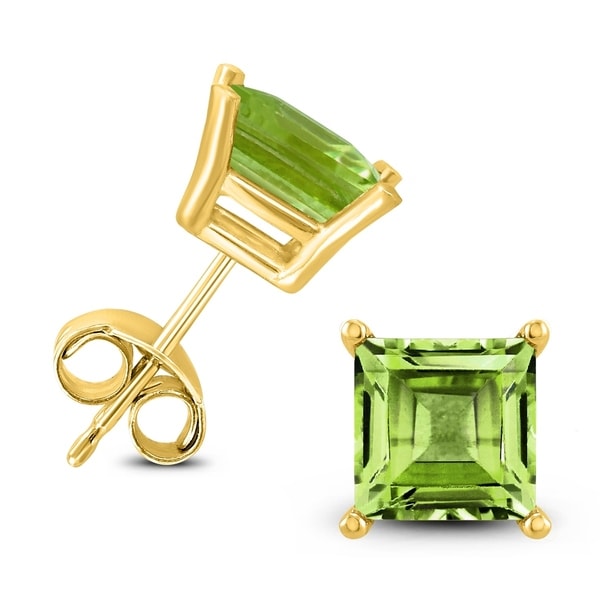peridot earrings