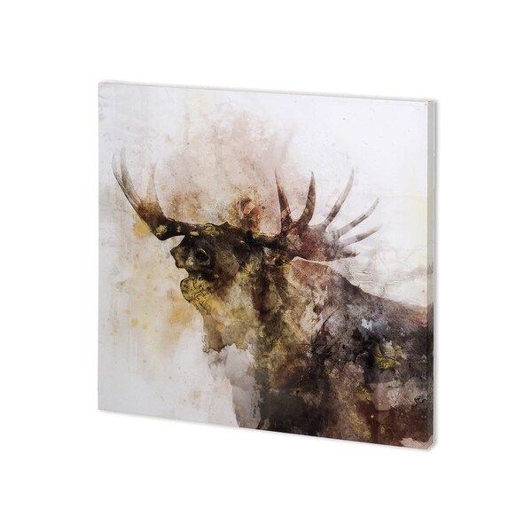 Mercana Moose Call (30 x 30 ) Made to Order Canvas Art