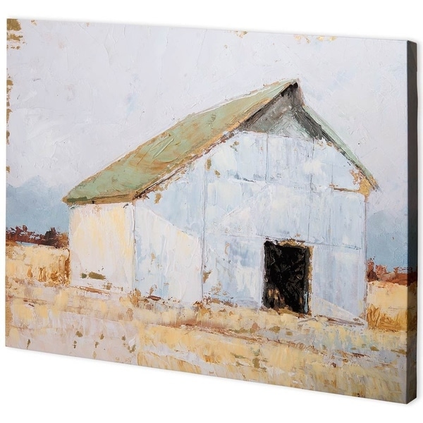 Mercana Whitewashed Barn I (55 x 41) Made to Order Canvas Art
