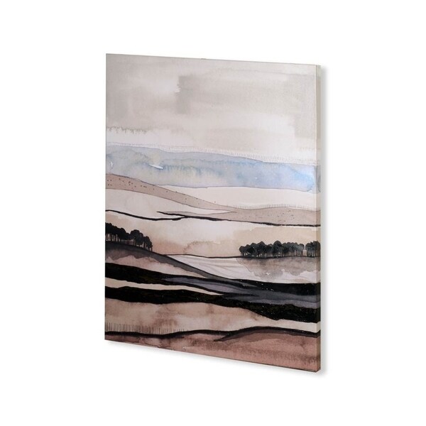 Mercana Watercolor Strata II (30 x 40) Made to Order Canvas Art