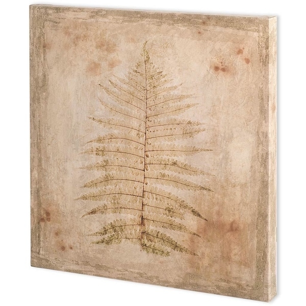 Mercana Stone Leaf I (44 x 44) Made to Order Canvas Art
