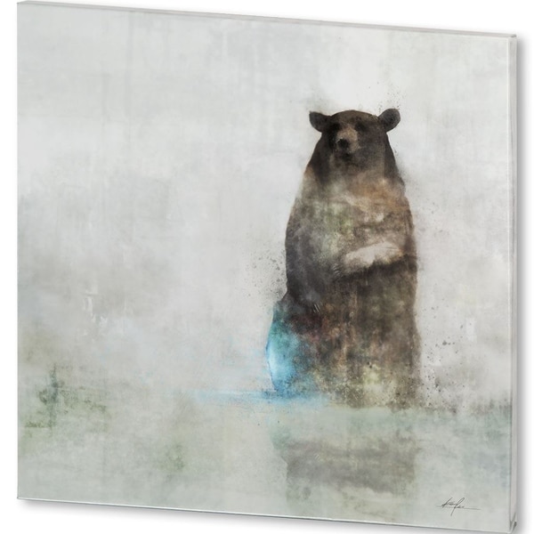 Mercana Friendly Bear (44 X 44) Made to Order Canvas Art