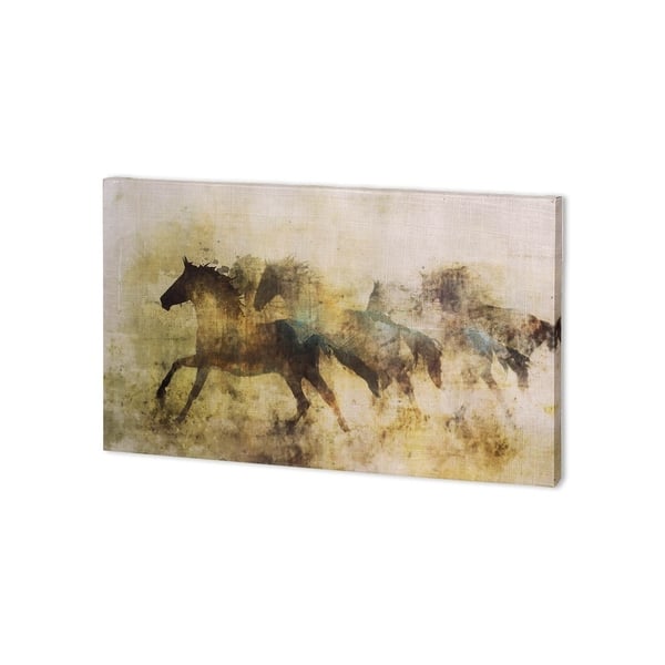 Mercana Horses, Wild And Free II (44 x 22 ) Made to Order Canvas Art ...