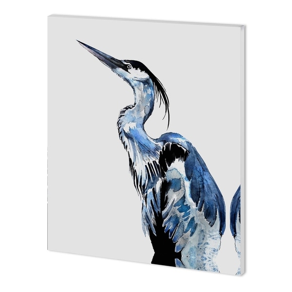 Mercana Coastal Blue Egret (40 x 50 ) Made to Order Canvas Art